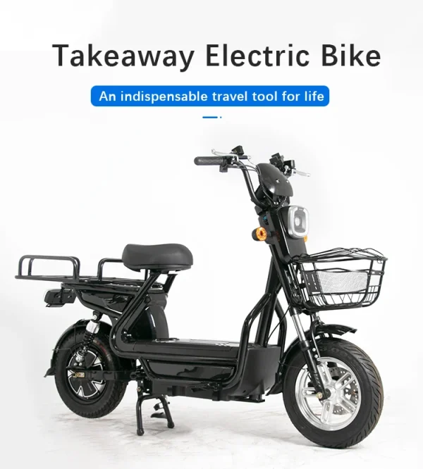City electric scooter 500W electric motorcycle remote control alarm battery electric bicycle for adult - Image 13