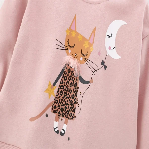 Jumping Meters New Arrival 2-7T Girls Baby Clothes Mouse Applique Girls Sweatshirts Toddler Costume Mesh Hooded Shirts - Image 16