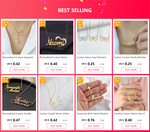 Personalized Custom Double Name Necklaces for Women Stainless Steel Couple Pendant Gold Color Chains Jewelry Valentines Day Gift - Image 16