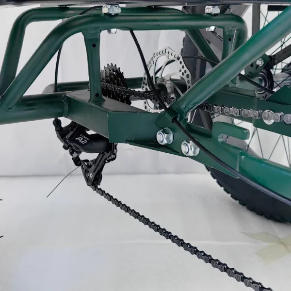 New 3-Wheeled Electric Vehicle 500W Motor 48V13AH Fat Tire Snow Cargo E-Bike Elderly Parent-Child Travel Electric 3-Wheeled Bike - Image 14
