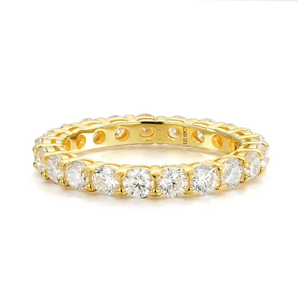 Smyoue 3/3.5/5mm Rose Gold Color All Moissanite Rings for Women Sparkling Wedding Ring 925 Sterling Silver Classic Jewelry GRA - Image 9