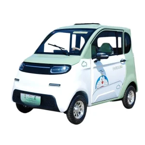 New energy electric four-wheel tram, small household adult low-speed transfer women to work, mixed oil and electricity