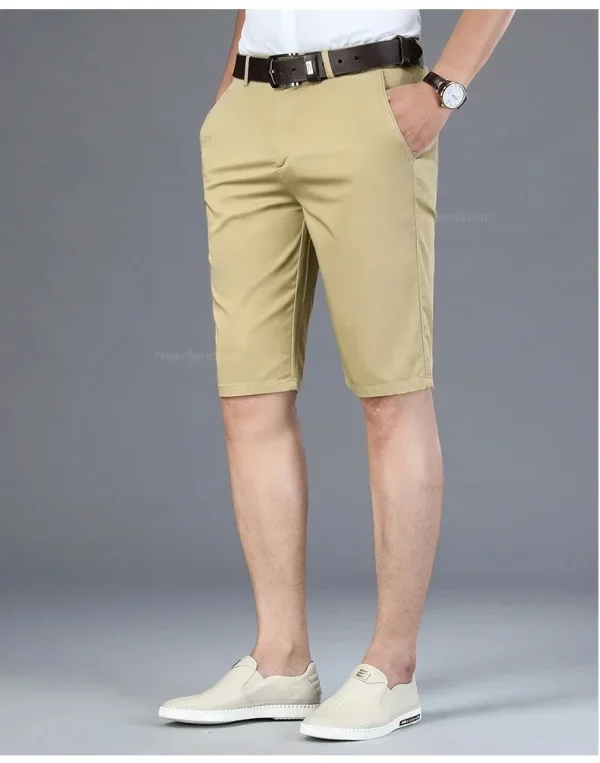 Men Business Shorts Summer New Cotton Casual Pants Classic Brand Soft Fashion Comfortable Male Clothing Shorts Boardshorts - Image 42