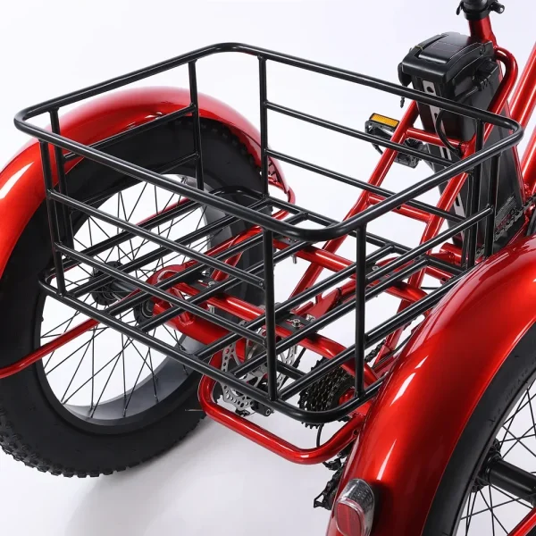 New Electric Tricycle 500W48V20AH Lithium battery Ebike Large Storage Basket Leisure Elderly Cargo Electric Bicycle Mileage 50KM - Image 18