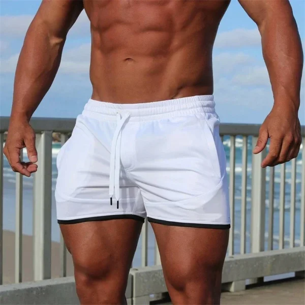 2025 Running Shorts Men fashion Joggers Shorts Summer quick-dry sports shorts Mesh Breathable Shorts Gym Man Beach Short Pants - Image 4
