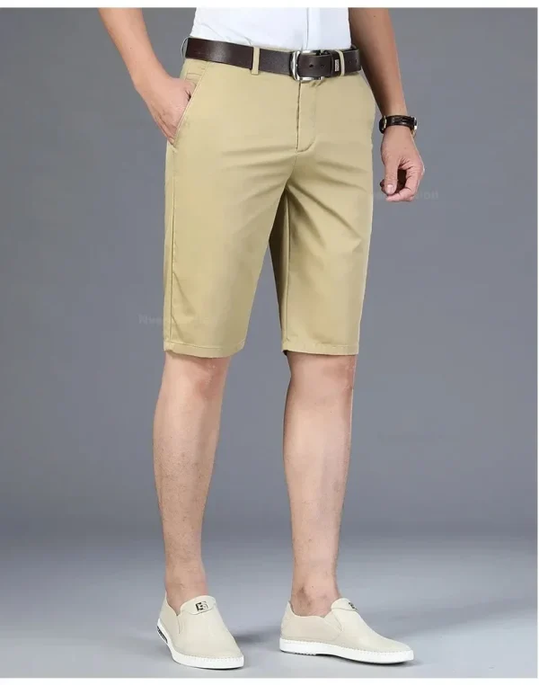 Men Business Shorts Summer New Cotton Casual Pants Classic Brand Soft Fashion Comfortable Male Clothing Shorts Boardshorts - Image 43