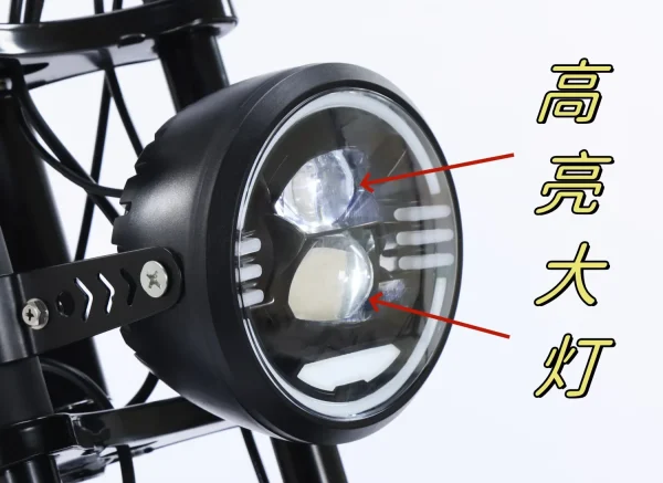 New Electric Tricycle 500W48V20AH Lithium battery Ebike Large Storage Basket Leisure Elderly Cargo Electric Bicycle Mileage 50KM - Image 14