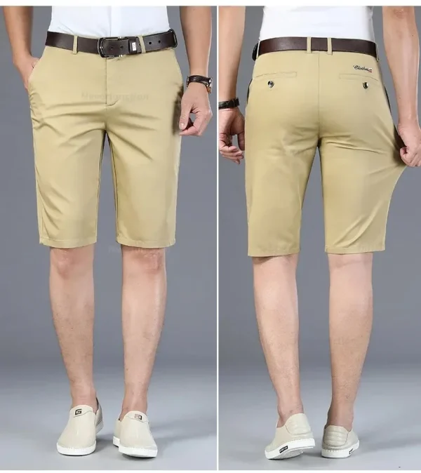Men Business Shorts Summer New Cotton Casual Pants Classic Brand Soft Fashion Comfortable Male Clothing Shorts Boardshorts - Image 41