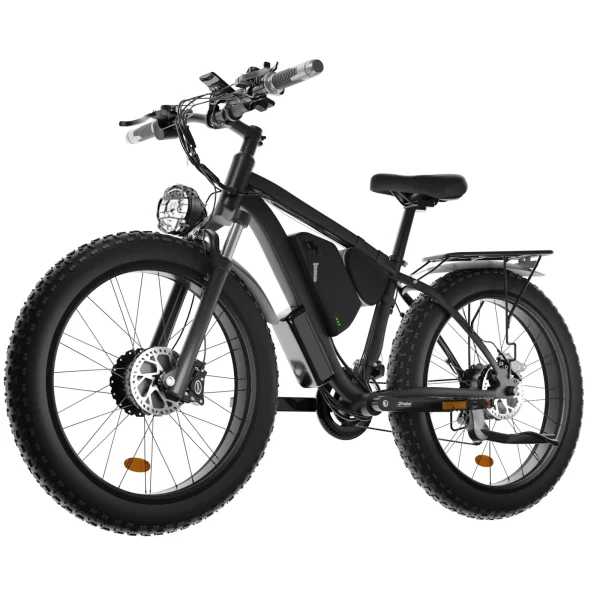 US Warehouse Popular SMLRO XDC600 PLUS AWD Electric Bike 1000W 2000W 48V 52V 26" Motor Bike Fat Tire Mountain Snow Bicycle Ebike - Image 8