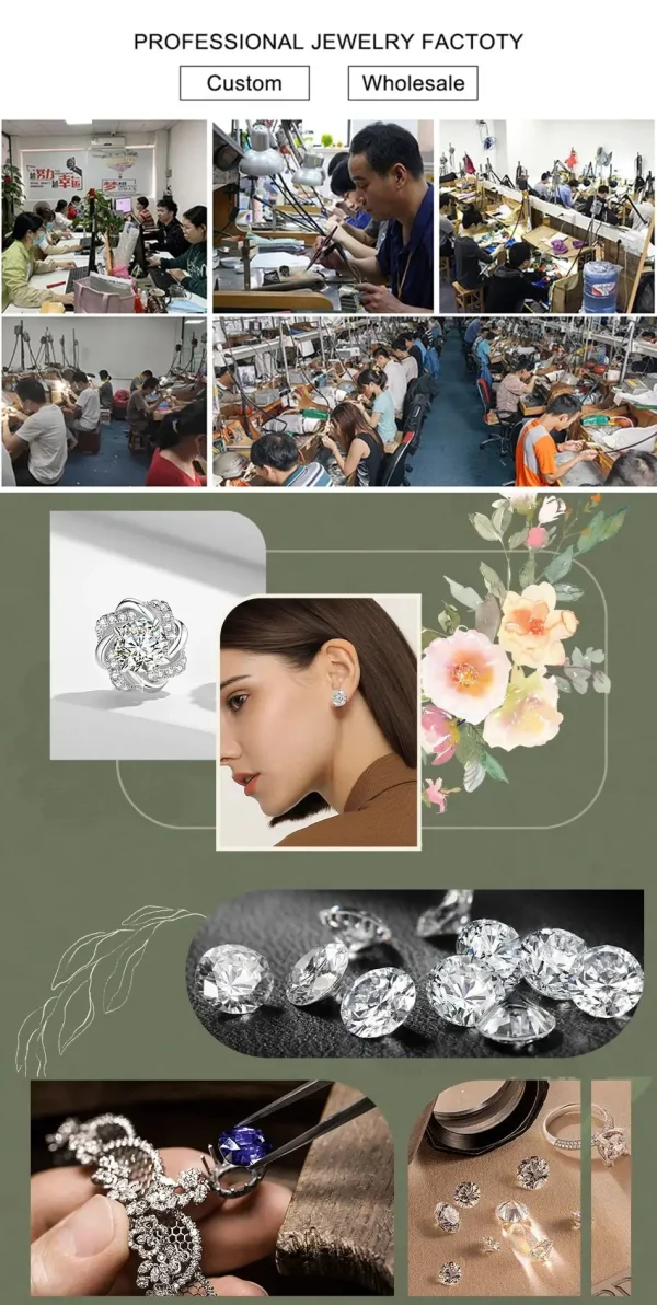 14k Gold Moissanite Wedding Ring 2.5mm Stone Stackable Simple Fashion Single Rings for Women Fine Jewelry Anniversary Gift - Image 11