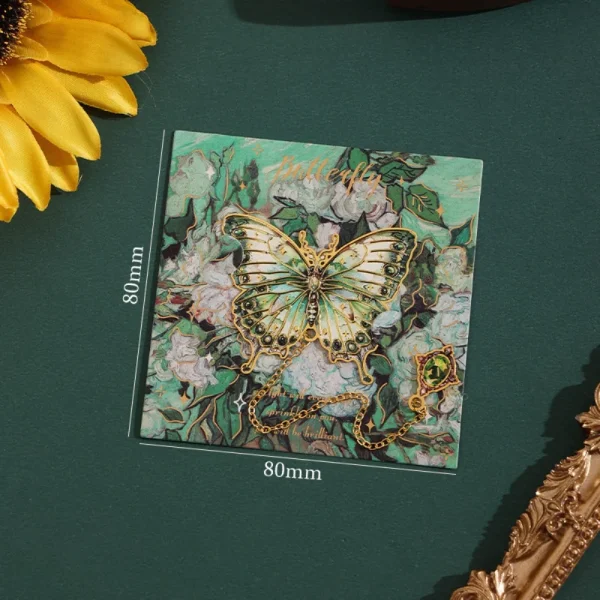Retro Metal Butterfly Bookmark Pendant Student Gift Metal Bookmark School Office Supplies Stationery Book Page Clip Teacher - Image 9