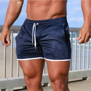 2025 Running Shorts Men fashion Joggers Shorts Summer quick-dry sports shorts Mesh Breathable Shorts Gym Man Beach Short Pants