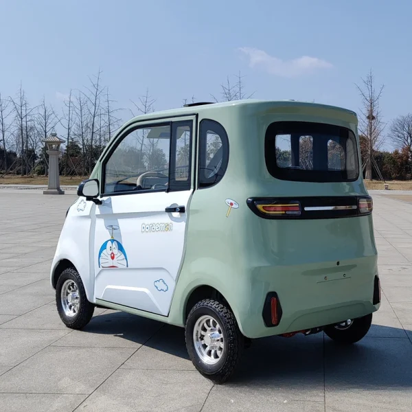 New energy electric four-wheel tram, small household adult low-speed transfer women to work, mixed oil and electricity - Image 3