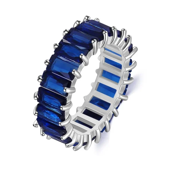 Fashion Luxury Charm CZ Zirconia Eternity Wedding Engagement Finger Rings for Women Green Multicolor Crystal Jewelry - Image 21