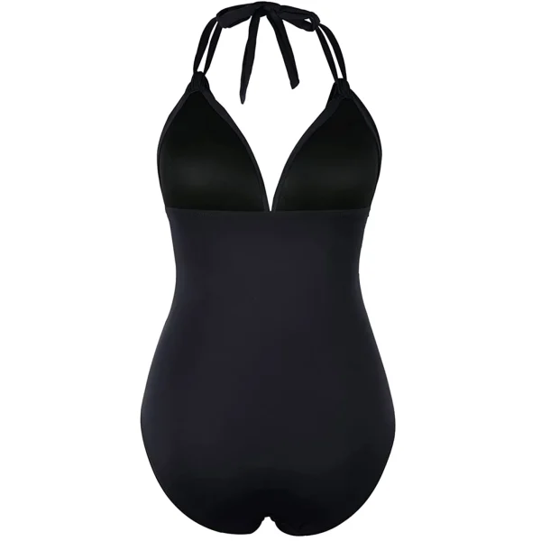 Women's One-piece With Chest Pad Without Steel Bra Swimsuit Solid Color   Swimsuit купальник женский nuevo en conjuntos a juego - Image 14