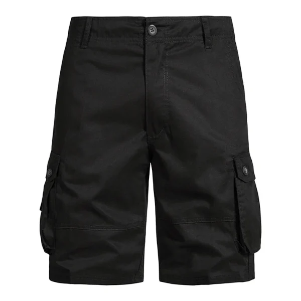 Men's Shorts Loose Large Size Multi-Pocket Overalls Summer Cotton Comfortable Nickel Pants Outdoor Casual Sports Beach Pants - Image 12