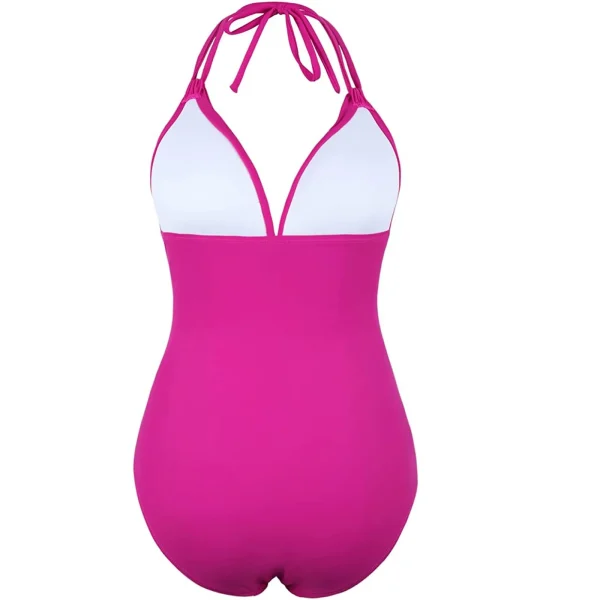 Women's One-piece With Chest Pad Without Steel Bra Swimsuit Solid Color   Swimsuit купальник женский nuevo en conjuntos a juego - Image 16