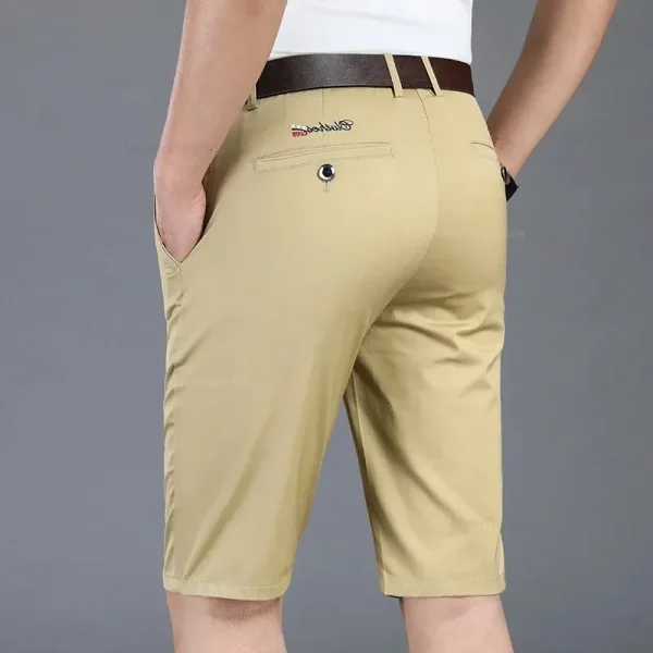 Men Business Shorts Summer New Cotton Casual Pants Classic Brand Soft Fashion Comfortable Male Clothing Shorts Boardshorts - Image 3