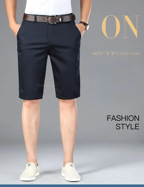 Men Business Shorts Summer New Cotton Casual Pants Classic Brand Soft Fashion Comfortable Male Clothing Shorts Boardshorts - Image 14