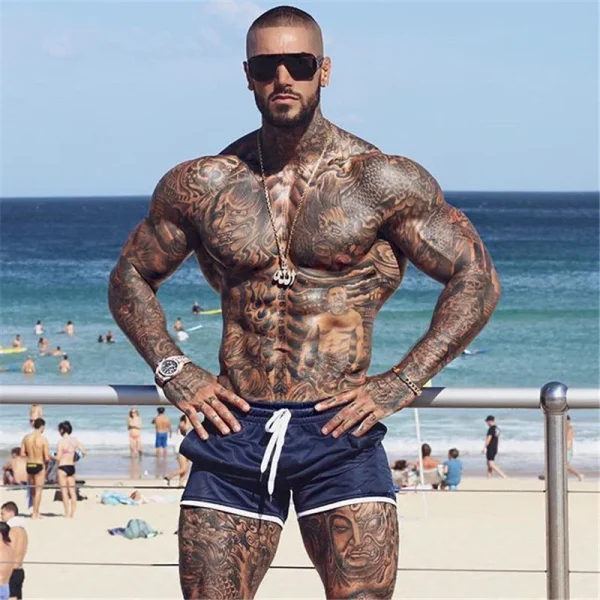 2025 Running Shorts Men fashion Joggers Shorts Summer quick-dry sports shorts Mesh Breathable Shorts Gym Man Beach Short Pants - Image 17