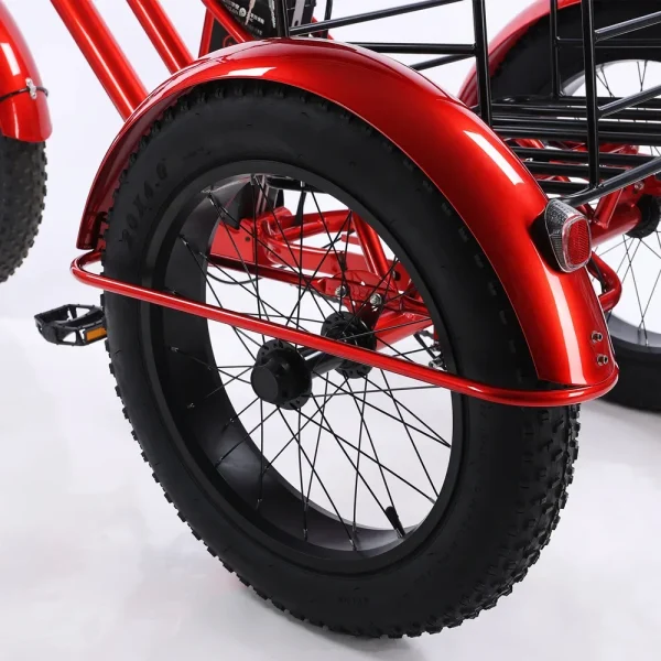 New Electric Tricycle 500W48V20AH Lithium battery Ebike Large Storage Basket Leisure Elderly Cargo Electric Bicycle Mileage 50KM - Image 20