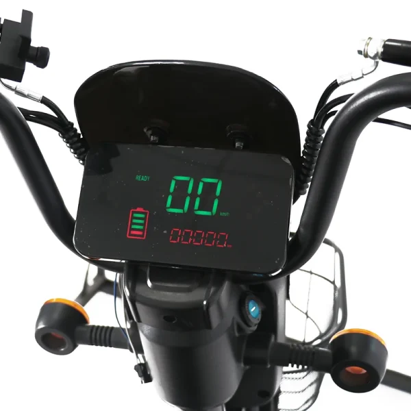 City electric scooter 500W electric motorcycle remote control alarm battery electric bicycle for adult - Image 9