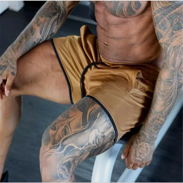 2025 Running Shorts Men fashion Joggers Shorts Summer quick-dry sports shorts Mesh Breathable Shorts Gym Man Beach Short Pants - Image 22