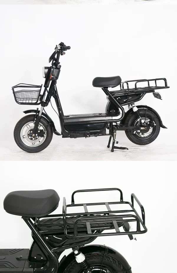 City electric scooter 500W electric motorcycle remote control alarm battery electric bicycle for adult - Image 16