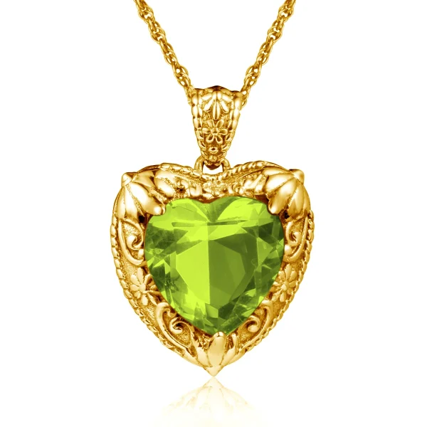 Szjinao Gold Red Ruby Heart Necklace For Women With Stone 15*15mm Victorian Pendant Royal Luxury Jewelry Valentine Day Gift Sale - Image 24