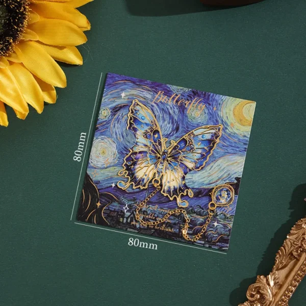 Retro Metal Butterfly Bookmark Pendant Student Gift Metal Bookmark School Office Supplies Stationery Book Page Clip Teacher - Image 11