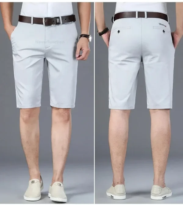 Men Business Shorts Summer New Cotton Casual Pants Classic Brand Soft Fashion Comfortable Male Clothing Shorts Boardshorts - Image 46