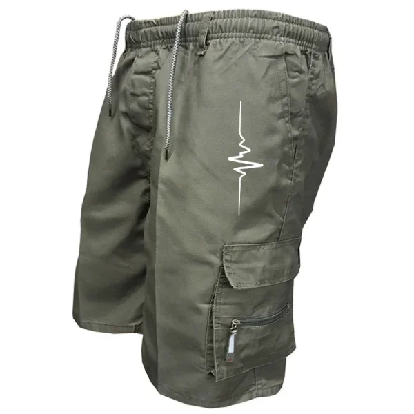 Men's Fashion Casual Summer Five-point Shorts Trend Loose Comfortable Multi-pocket Cargo Pants Sports Outdoor Short Pants Sales - Image 2
