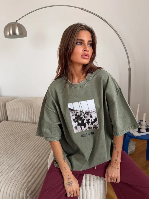 Sumuyoo 100% Cotton Women's Retro Printed T-shirt Men Vintage Short-sleeve Wax printing T Shirts Fashion Hip Hop Loose Tees - Image 25