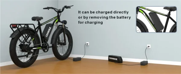 F26 off-road electric Bike hybrid 48V 1000W motor peak 1500W electric bicycle 18Ah large battery 26 inch Fat tires city E-Bike - Image 15