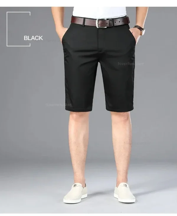 Men Business Shorts Summer New Cotton Casual Pants Classic Brand Soft Fashion Comfortable Male Clothing Shorts Boardshorts - Image 31