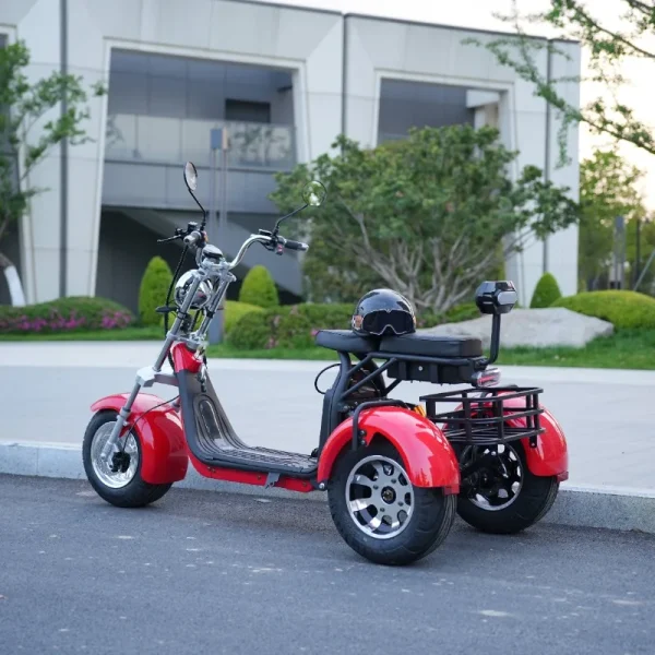 US Warehouse Hot Selling 3 Wheels Fat Tire Tricycle 60v 1500w/2000w/3000w 3 Wheel Electric Scooter for Adult - Image 11