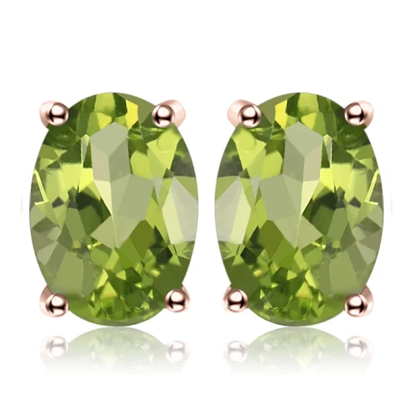 JewelryPalace Natural Garnet Amethyst Citrine Peridot Blue Topaz 925 Sterling Silver Stud Earrings for Women Gemstone Jewelry - Image 11