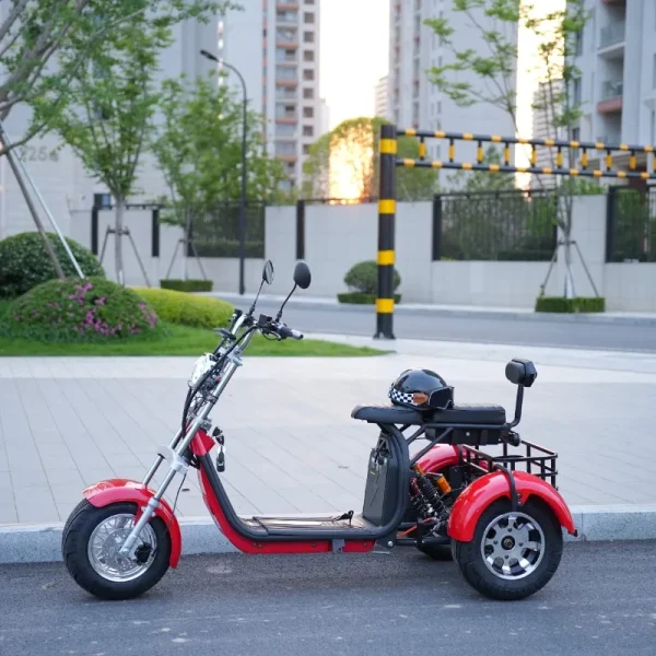 US Warehouse Hot Selling 3 Wheels Fat Tire Tricycle 60v 1500w/2000w/3000w 3 Wheel Electric Scooter for Adult - Image 6