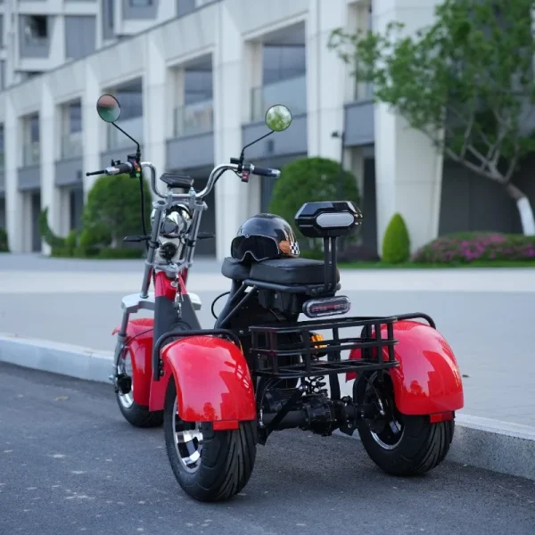 US Warehouse Hot Selling 3 Wheels Fat Tire Tricycle 60v 1500w/2000w/3000w 3 Wheel Electric Scooter for Adult - Image 5