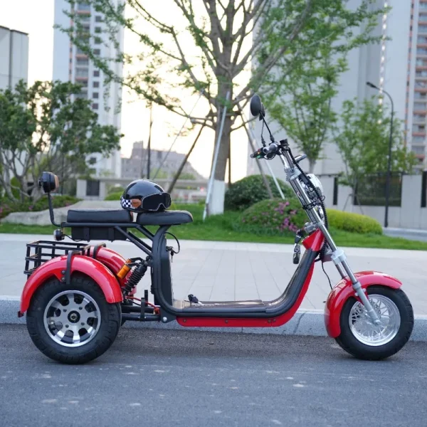 US Warehouse Hot Selling 3 Wheels Fat Tire Tricycle 60v 1500w/2000w/3000w 3 Wheel Electric Scooter for Adult - Image 12