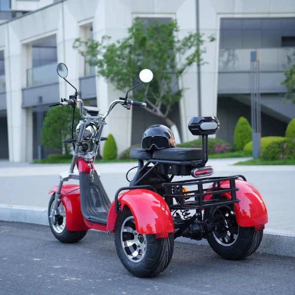 US Warehouse Hot Selling 3 Wheels Fat Tire Tricycle 60v 1500w/2000w/3000w 3 Wheel Electric Scooter for Adult - Image 10