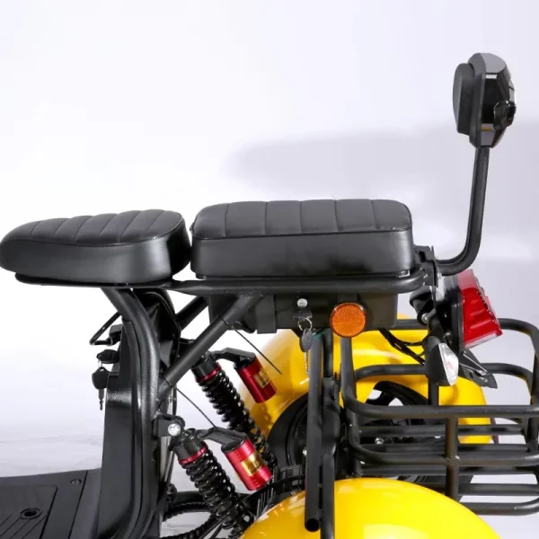US Warehouse Hot Selling 3 Wheels Fat Tire Tricycle 60v 1500w/2000w/3000w 3 Wheel Electric Scooter for Adult - Image 9