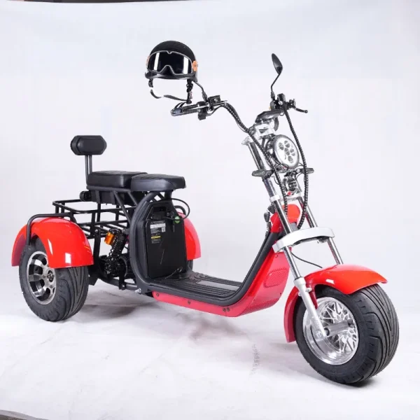 US Warehouse Hot Selling 3 Wheels Fat Tire Tricycle 60v 1500w/2000w/3000w 3 Wheel Electric Scooter for Adult - Image 16