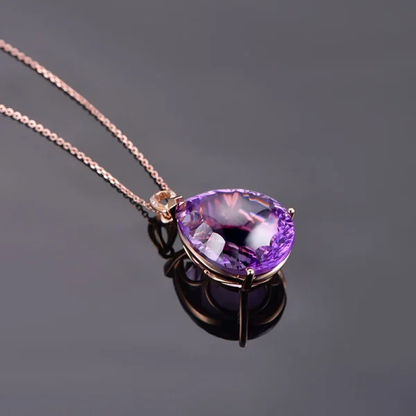 JoiasHome  925 Silver Women Jewelry Set Purple amethyst Gemstone Women Earrings Necklace Bracelet Retro Fine Engagment Jewelry - Image 4