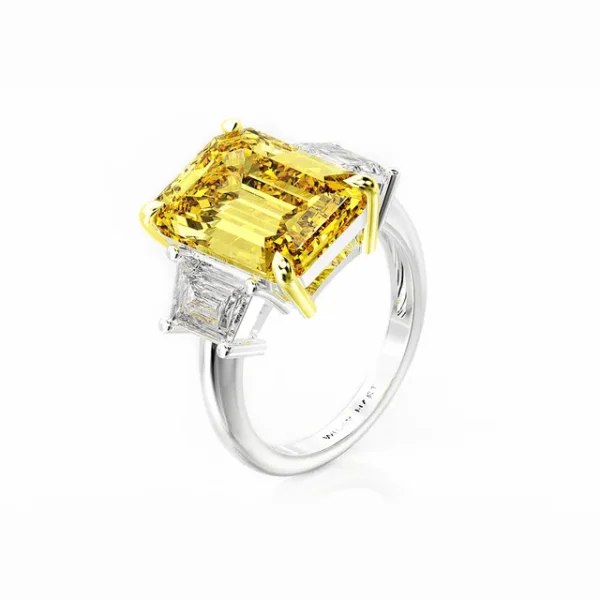 Wong Rain Vintage 925 Sterling Silver Emerald Cut Lab Sapphire Gemstone Wedding Engagement Ring Fine Jewelry Wholesale - Image 13