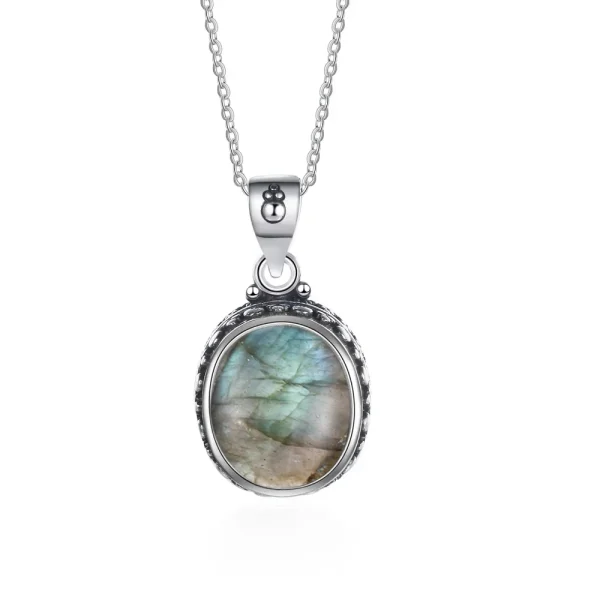 925 Sterling Silver Natural Rhodochrosite Pendants Necklace Tiger Eye Necklace Silver Pendants 925 With Chain For Women Men - Image 18