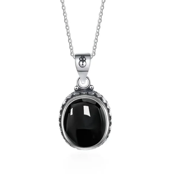 925 Sterling Silver Natural Rhodochrosite Pendants Necklace Tiger Eye Necklace Silver Pendants 925 With Chain For Women Men - Image 19