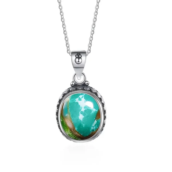 925 Sterling Silver Natural Rhodochrosite Pendants Necklace Tiger Eye Necklace Silver Pendants 925 With Chain For Women Men - Image 17