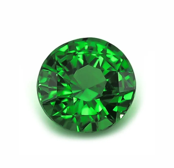 Natural cutting Tsavorite Round YAG Shape Hand-cut Gemstone VVS1 for Jewelry Rings Earrings Making gemstones - Image 6