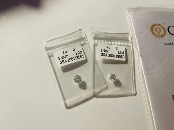 Moissanite Stone Wholesale D Color Round Cut 0.1CT-12CT for Jewelry Making with GRA Report beads for jewelry making - Image 27